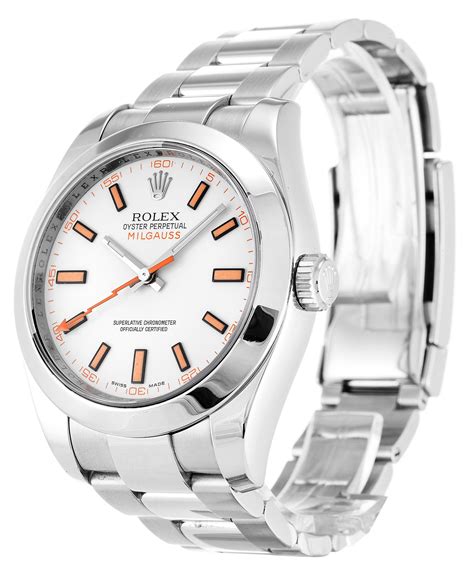 rolex oyster perpetual milgauss replica|rolex milgauss price chart.